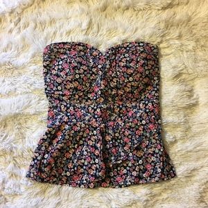 Flower tube top